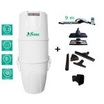 Aspirator centralizat S-400 cu furtun 9m PowerControl și accesorii
