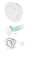 VAN75 – Grilă de Insuflare Diametru 75 mm | Ventilatie 🌬️ - imagine 2