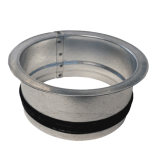 Mufă Spiro cu garnitură 126 mm –  pentru ventilație 🌬️🔧
