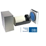 Unitate Sevi160L de ventilatie cu recuperare de caldura pentru pereti subtiri