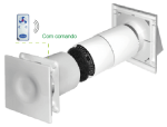 Ventilator cu recuperare de căldură descentralizat – HRV125P 🌬️🔥
