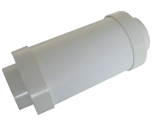 Amortizor de zgomot pentru aspirator centralizat - Mic, 190 mm, Alb